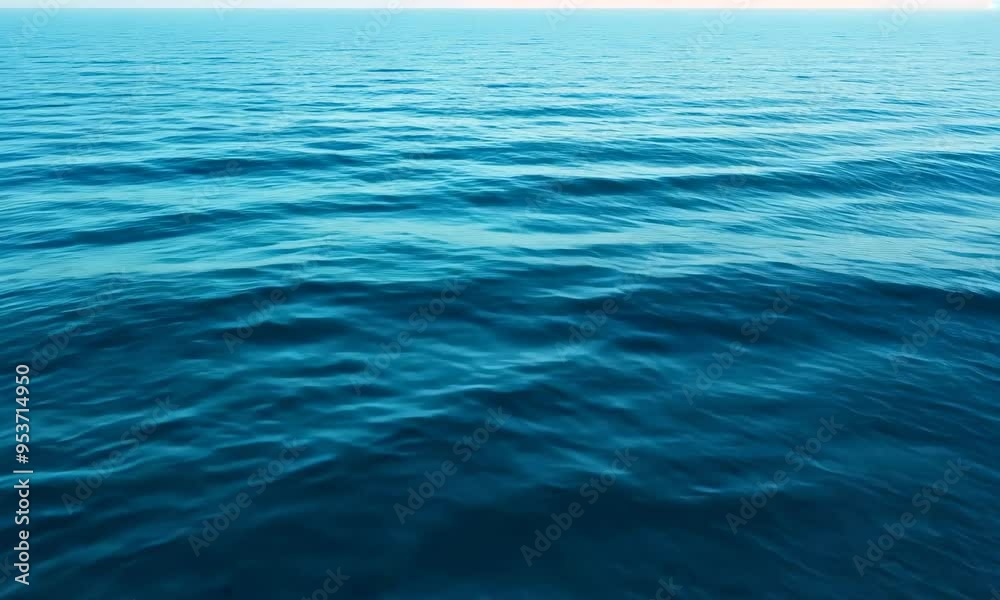 An expanse of deep blue ocean with subtle wave patterns, symbolizing vastness, depth, and the unexplored mysteries of the sea An expanse of deep blue ocean with subtle wave patterns, symbolizing vastness, depth, and the unexplored mysteries of the sea