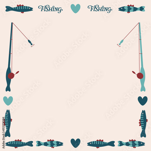 Fishing frame