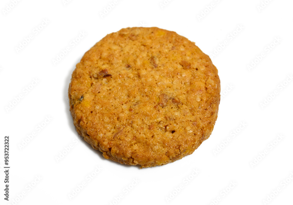 sandwich cookies isolated on the white background