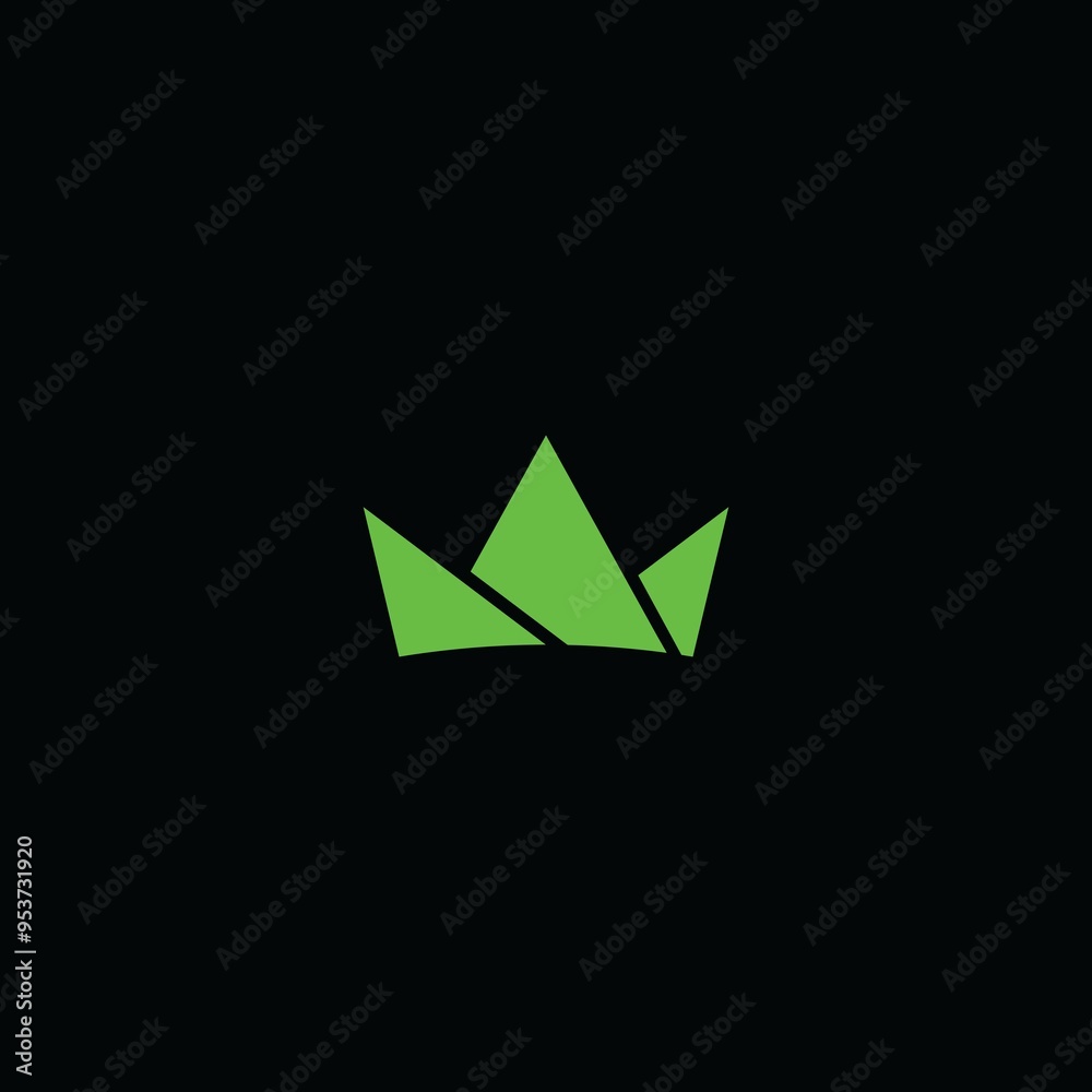 Naklejka premium CROWN LOGO IMAGES