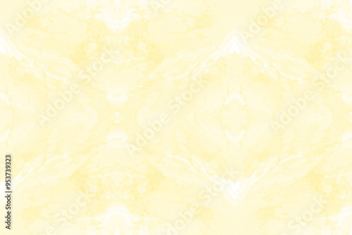 Soft Yellow Watercolor Texture Background for Creative Projects, Invoking Warmth and Serenity, Ideal for Art Prints, Stationery, and Elegant Design Applications