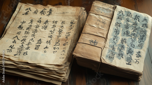 Obraz na płótnie 古文書