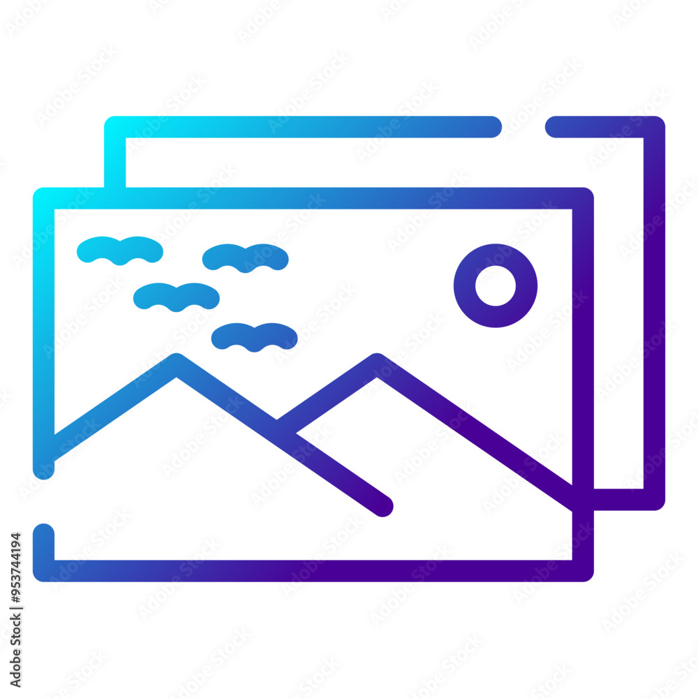 gallery photographs icon