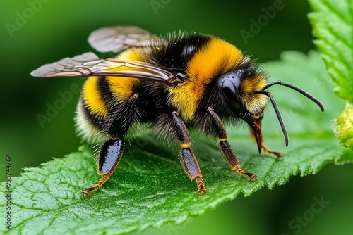 Bumblebees, hardworking pollinators, tireless efforts ensure that plants can reproduce and thrive