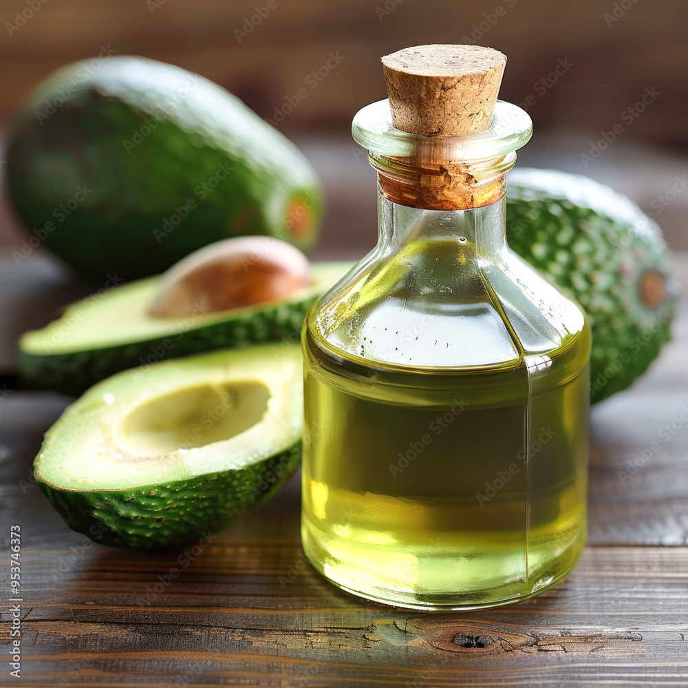avocado oil in a glass bottle avocado oil in a glass bottle