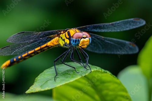 Dragonflies, fast flight, quick maneuvers exhibit impressive speed and agility in the pursuit of prey