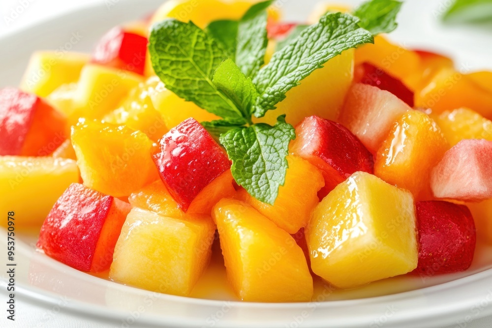 Fresh Fruit Salad with Mint Fresh Fruit Salad with Mint