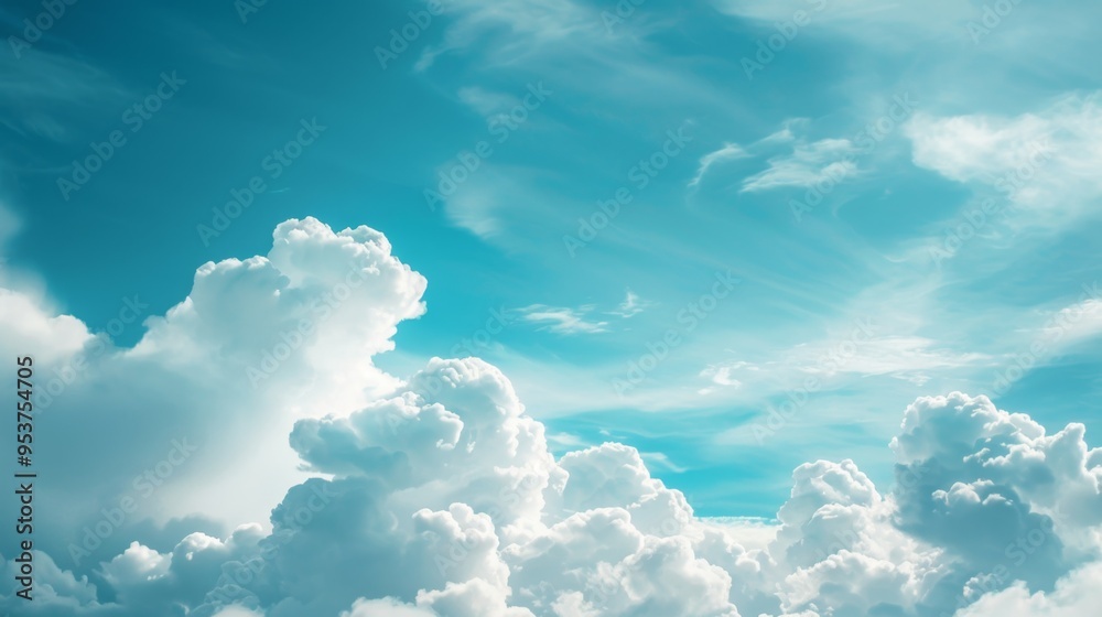 A high-quality AI-generated stock image of a soft cloud sky background with a bright blue sky, leaving ample space for text. Ideal for serene, uplifting, or nature-themed content. A high-quality AI-generated stock image of a soft cloud sky background with a bright blue sky, leaving ample space for text. Ideal for serene, uplifting, or nature-themed content.