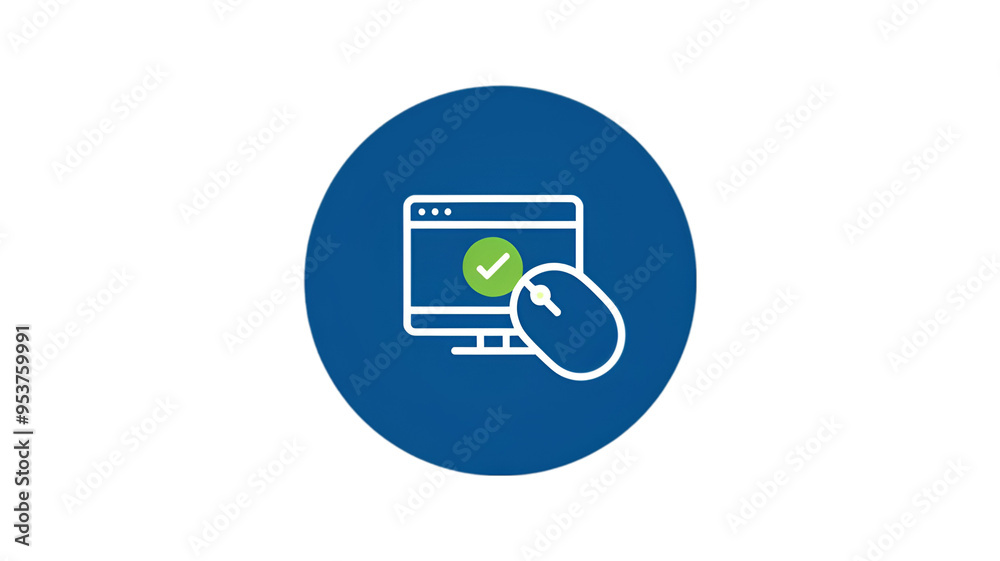 sign on technology check icon sign technology concept sign on technology check icon sign technology concept