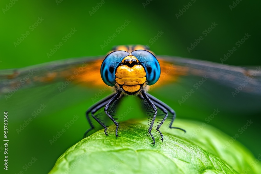 Dragonflies, eyes wide, panoramic vision allow them to spot the