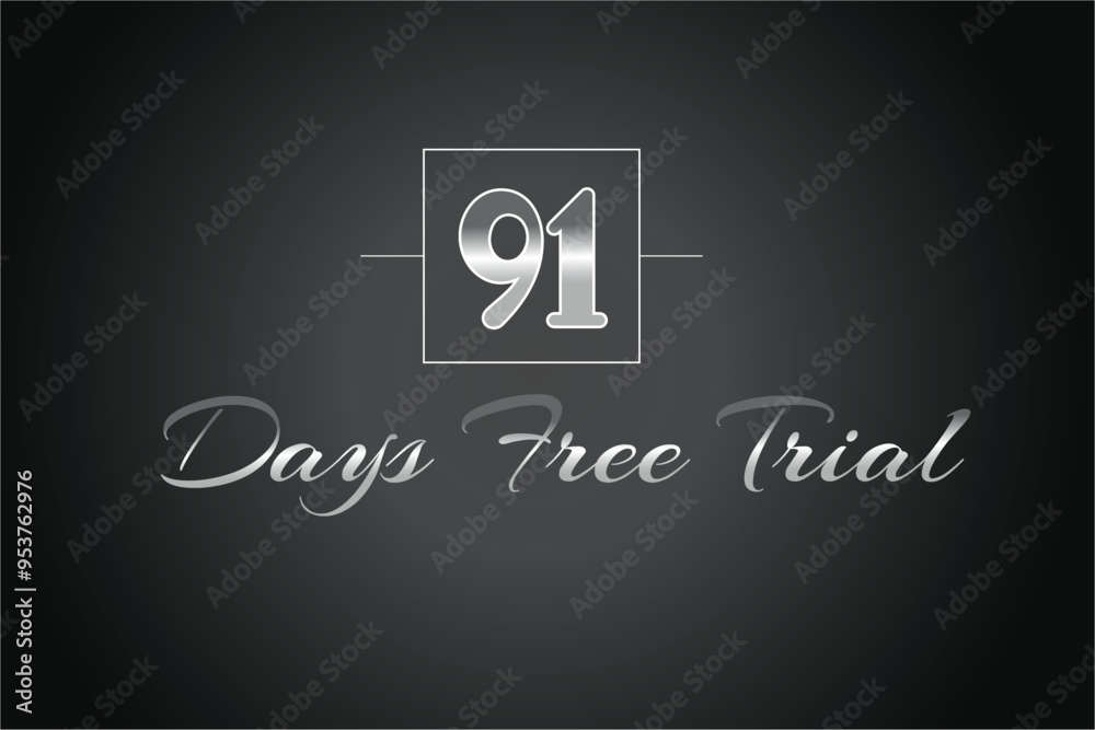 91 day free trial banner design. 91 days free banner background
91 day free trial banner design. 91 days free banner background