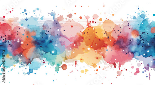 abstract water color background, colorful vector