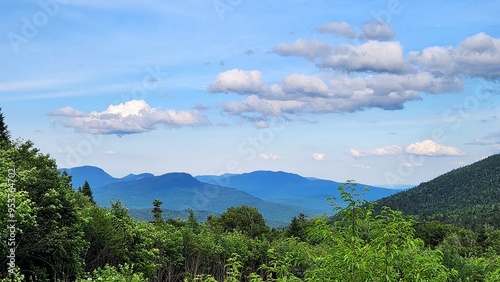 View of White Mountains, Kancamagus Highway, New Hampshire