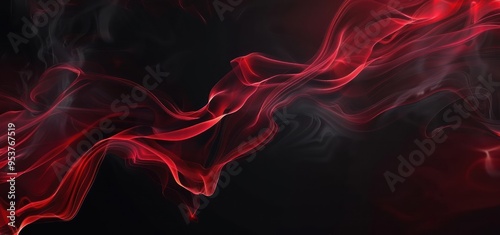 Abstract Red Smoke