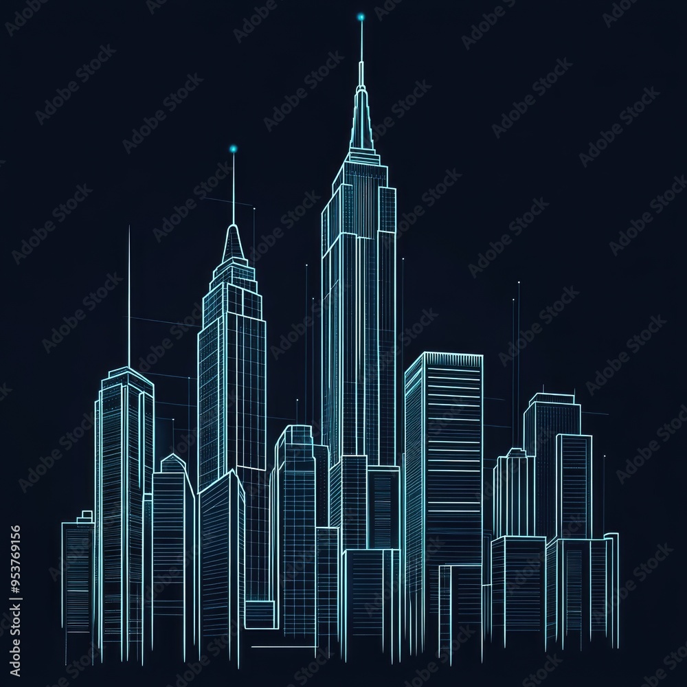 Fototapeta premium city background