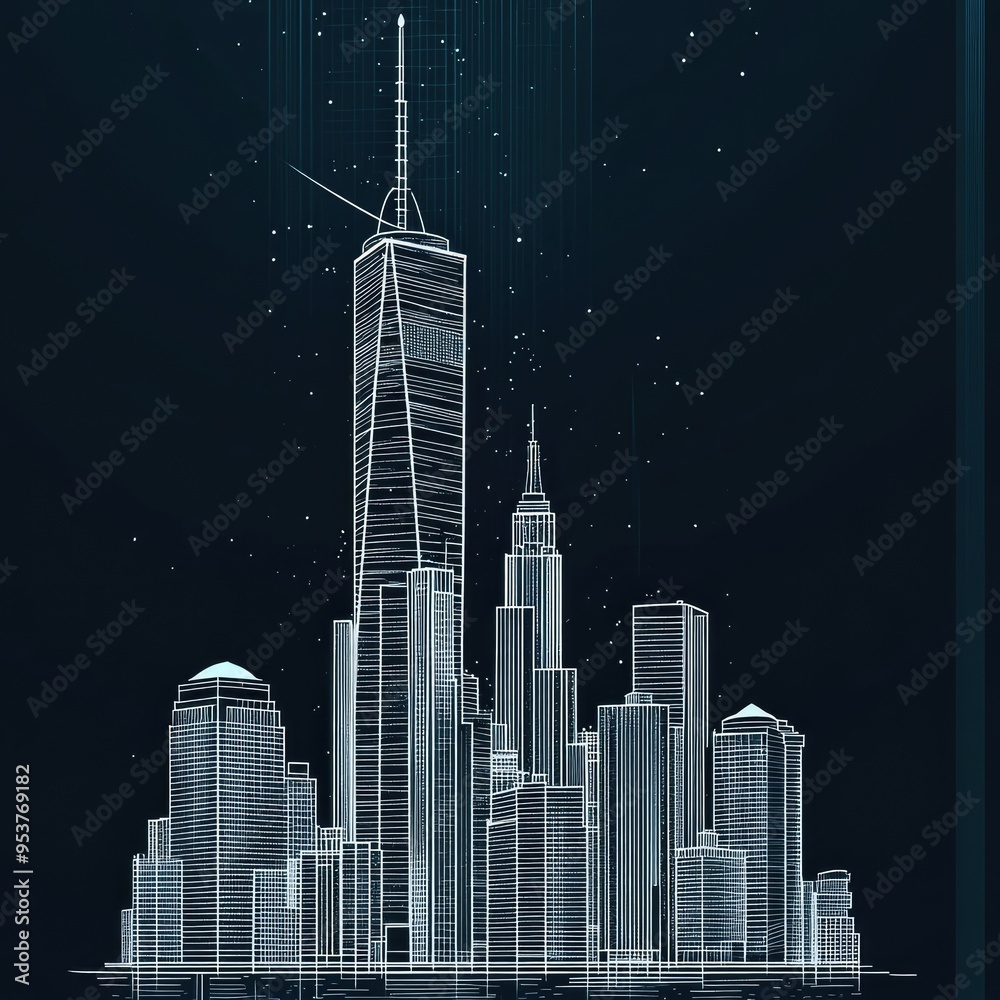 Fototapeta premium city background
