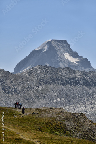 Ciarforon, a beautiful mountain in the Gran Paradiso group