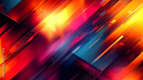 Abstract background with di...