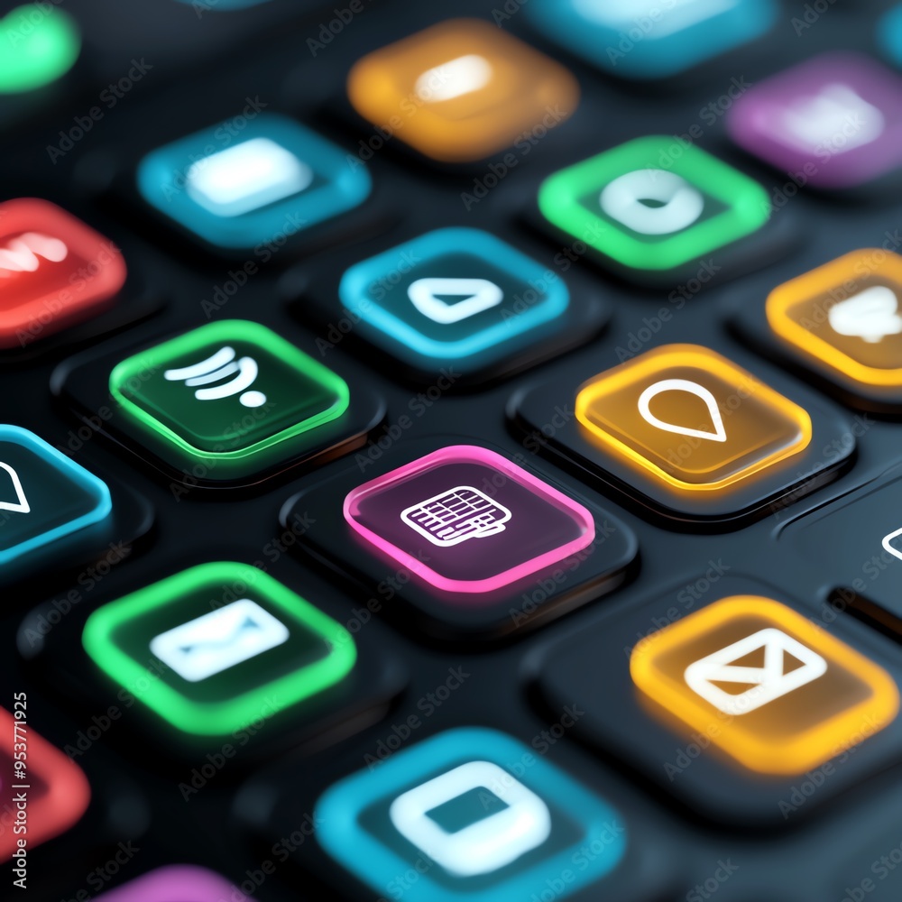 38. Global marketplace customer service chat, close-up on multi-language support and quick response icons 38. Global marketplace customer service chat, close-up on multi-language support and quick response icons