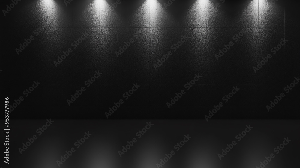 Black empty architecture interior studio backdrop wall display products minimalistic. 3D rendering. Black empty architecture interior studio backdrop wall display products minimalistic. 3D rendering.