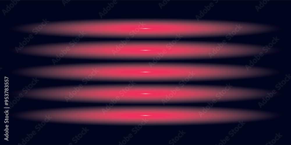 Laser lines of light. Horizontal neon light. Laser lines of light. Horizontal neon light.