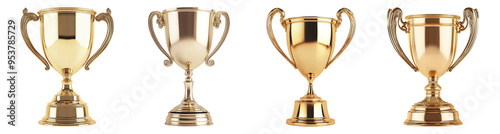 Four Golden Trophies: A Symbol of Achievement