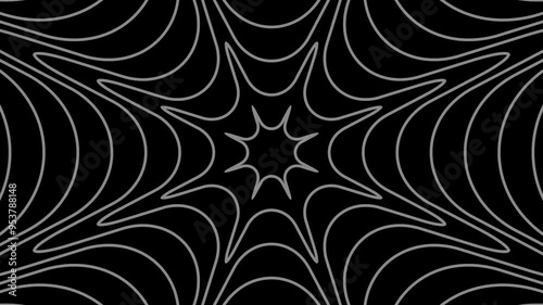 Abstract line pattern seamless looping white with alpha chanel background 4k animated video