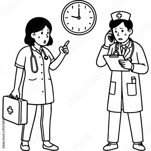 Two Doctors Talking About Time.