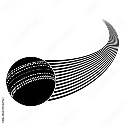 Flying Cricket Ball