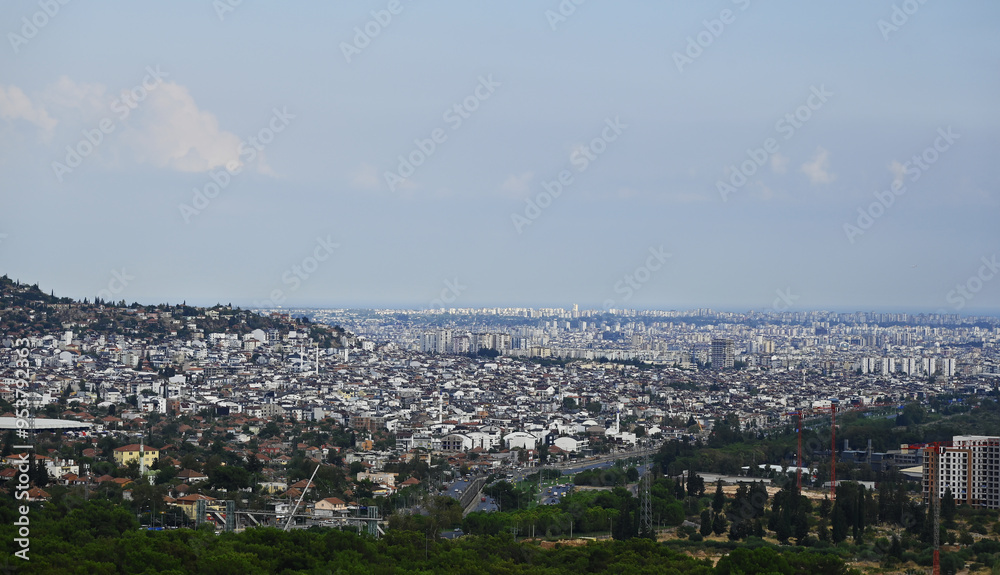 Obraz premium Inner parts of Antalya, Kepez district