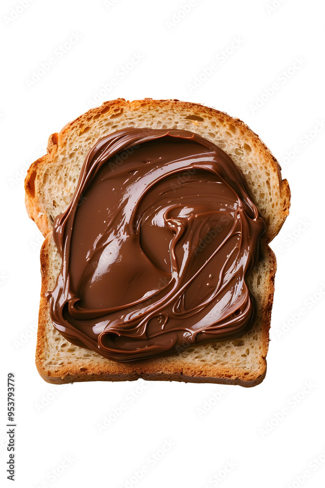 Chocolate Spread on Toasted Bread Chocolate Spread on Toasted Bread