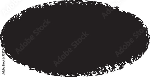 rusted metal grunge rotten coarse erode rust oval template background dirty gritty vector mask frame isolated black design resource