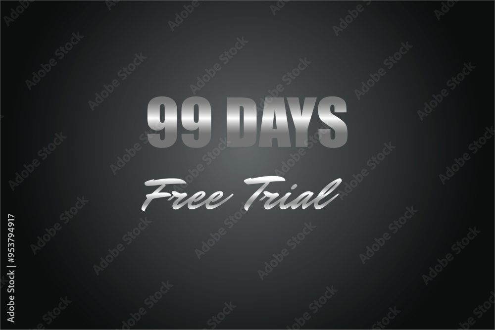 99 day free trial banner design. 99 days free banner background
99 day free trial banner design. 99 days free banner background