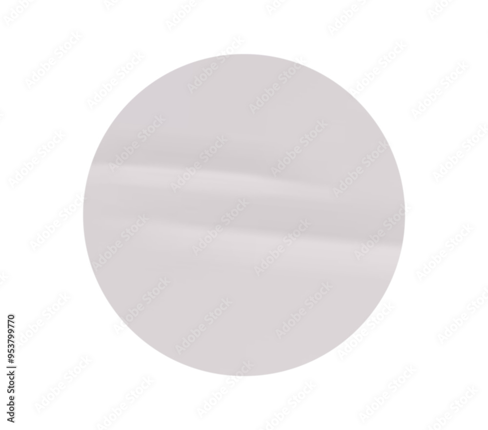 Blank Glued Paper Round Sticker for Mockup Blank Glued Paper Round Sticker for Mockup