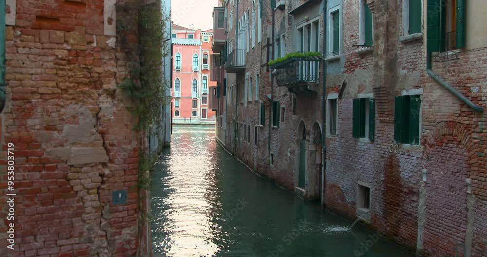 Exploring the charming streets of Venice with historic architecture and vibrant colors in the afternoon hours Exploring the charming streets of Venice with historic architecture and vibrant colors in the afternoon hours