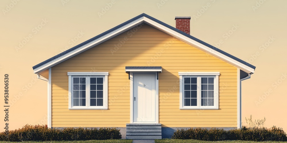 Modern Minimalist Blue House Concept Modern Minimalist Blue House Concept