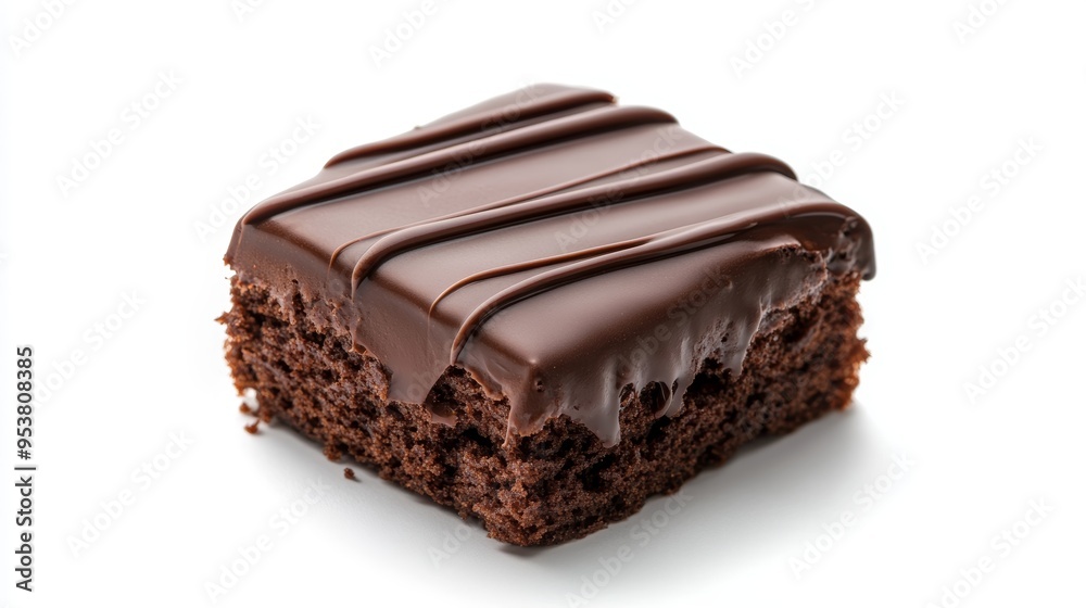 Delicious Chocolate Cake with Chocolate Icing, Perfect for Birthday or Party Celebration Generative AI Delicious Chocolate Cake with Chocolate Icing, Perfect for Birthday or Party Celebration Generative AI