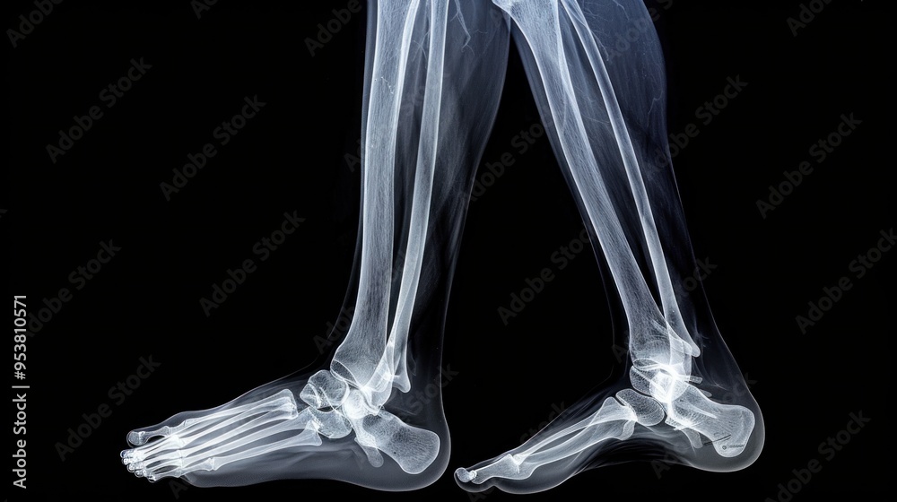 X-Ray human leg picture.