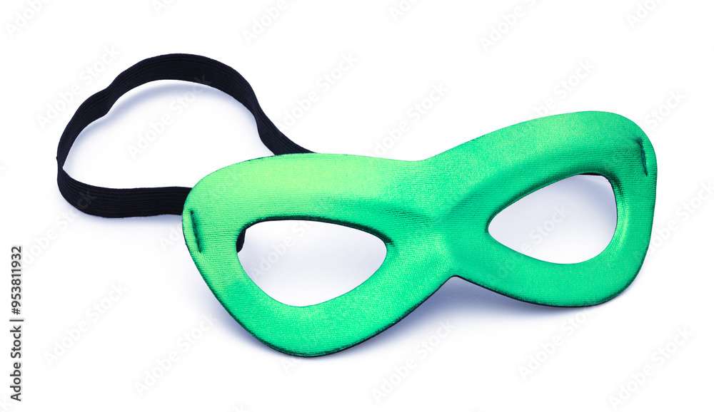Fototapeta premium Green Costume Eye Mask