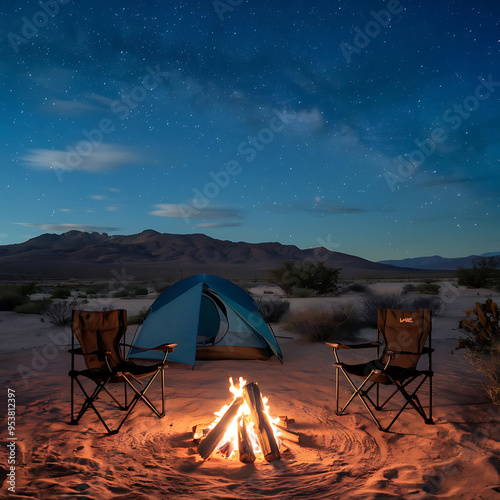 Desert camping