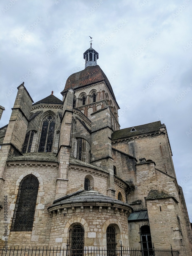 Overview of Beaune in Burgundy, France - August 2024 Overview of Beaune in Burgundy, France - August 2024