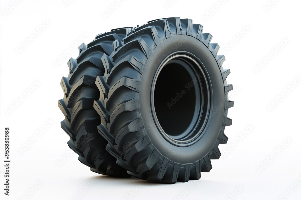 Car tyre isolated on a white background Car tyre isolated on a white background