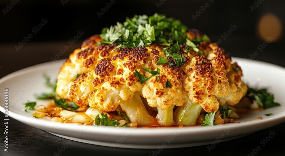 Roasted Cauliflower with Parsley Roasted Cauliflower with Parsley