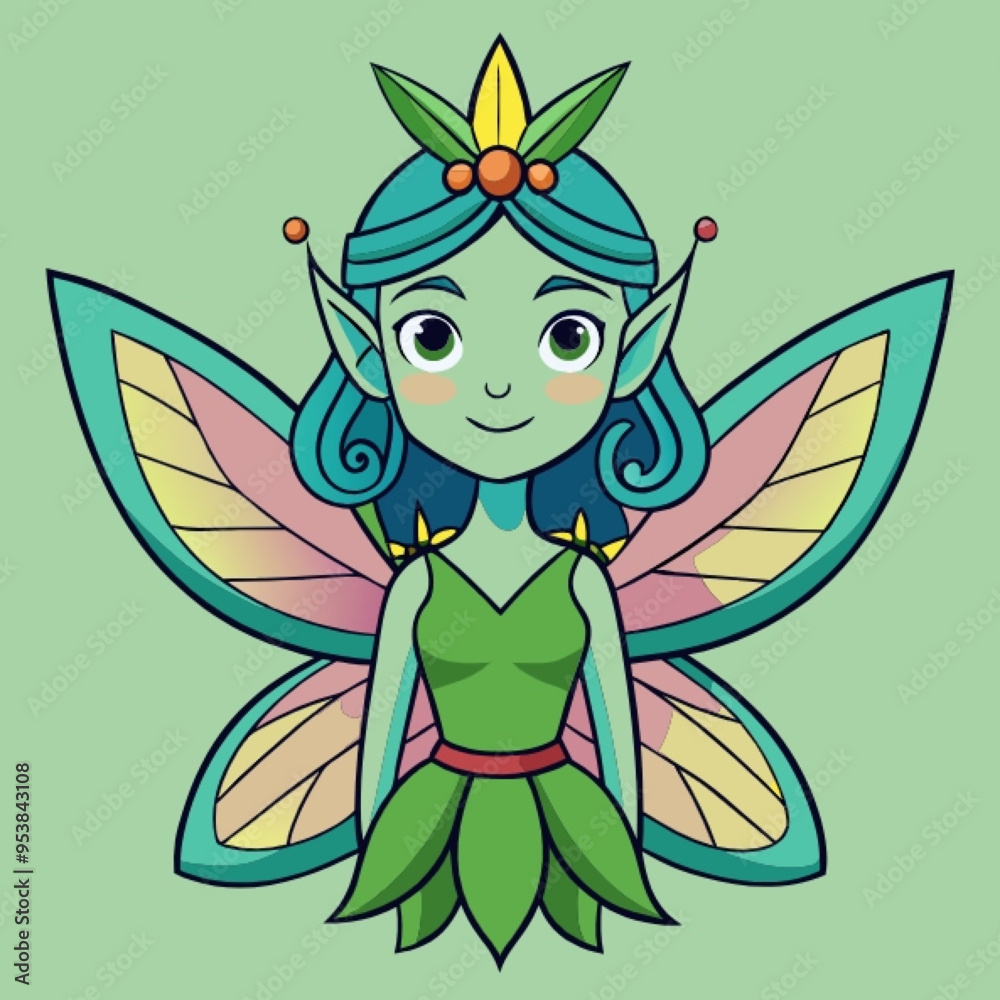 fairy with a flower fairy with a flower
