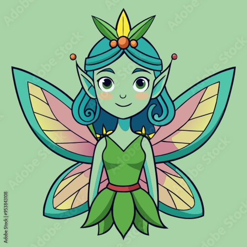 fairy with a flower