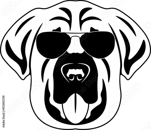 Anatolian Shepherd In Sunglasses