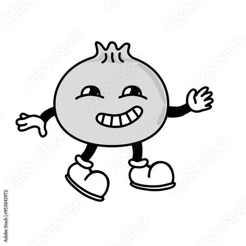 Dumpling Food Mascot