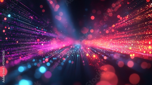 Laser wavelength in communication, showcasing the use of specific wavelengths for efficient data transmission and fiber optics