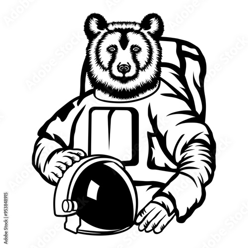 Astronaut Brown Bear