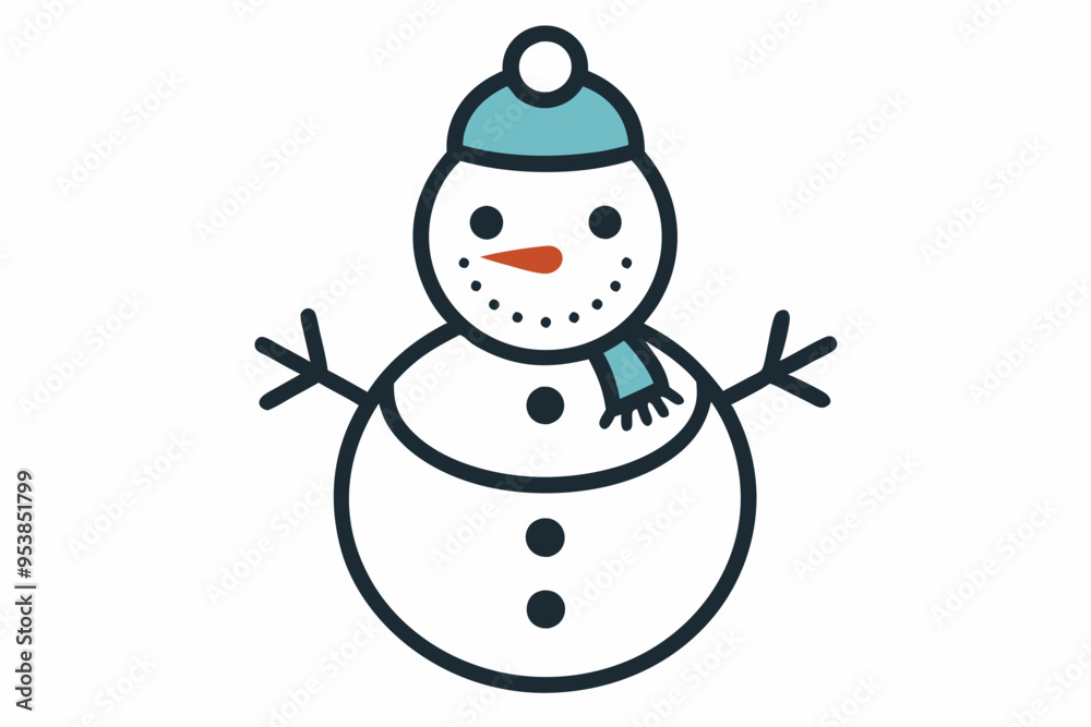 snowman with hat snowman with hat